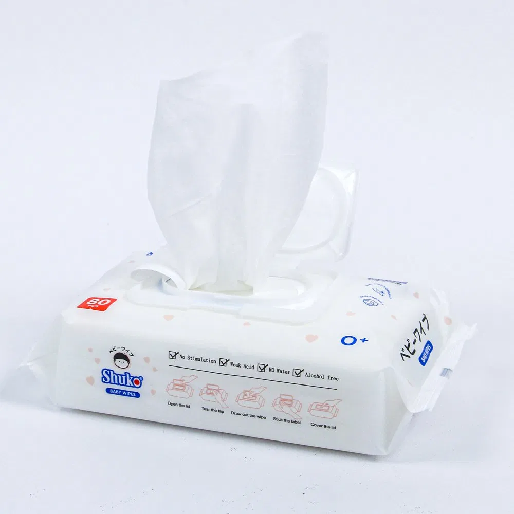 Premium Japan Soft Cotton Baby Wet Wipes for Sensitive Skin