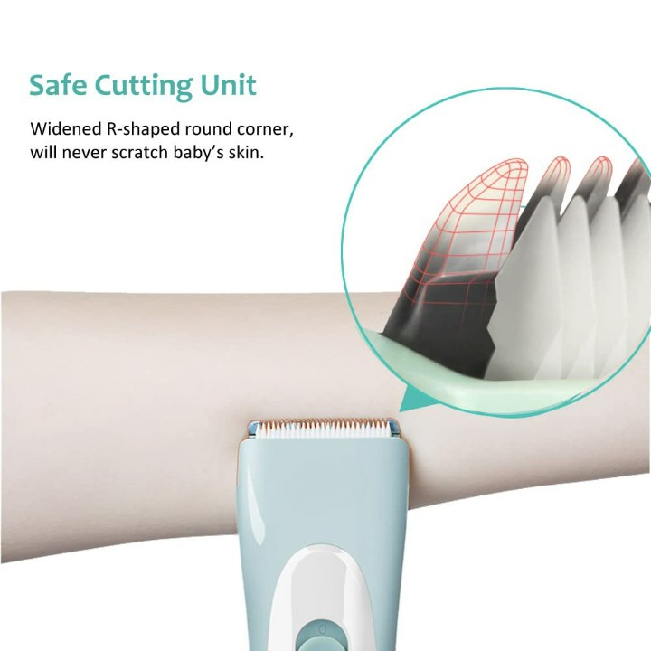 High Quality Ultra-Quiet Ceramic Blade Hair Trimmer Kids Cordless Waterproof Hair Clippers