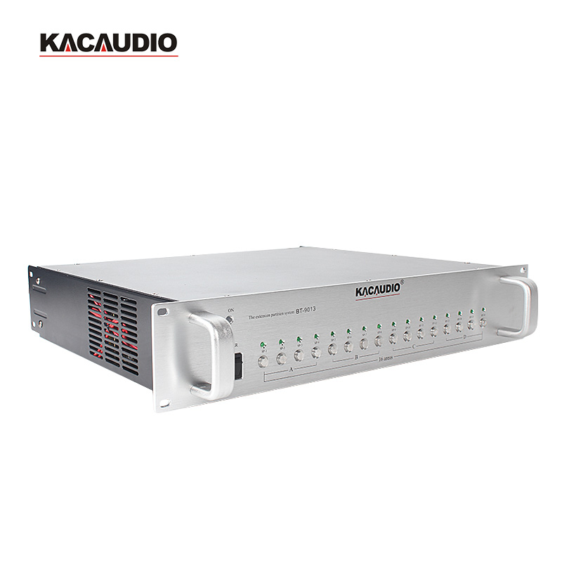 16 Channel Power PA System Controller Amplifier Paging Selector