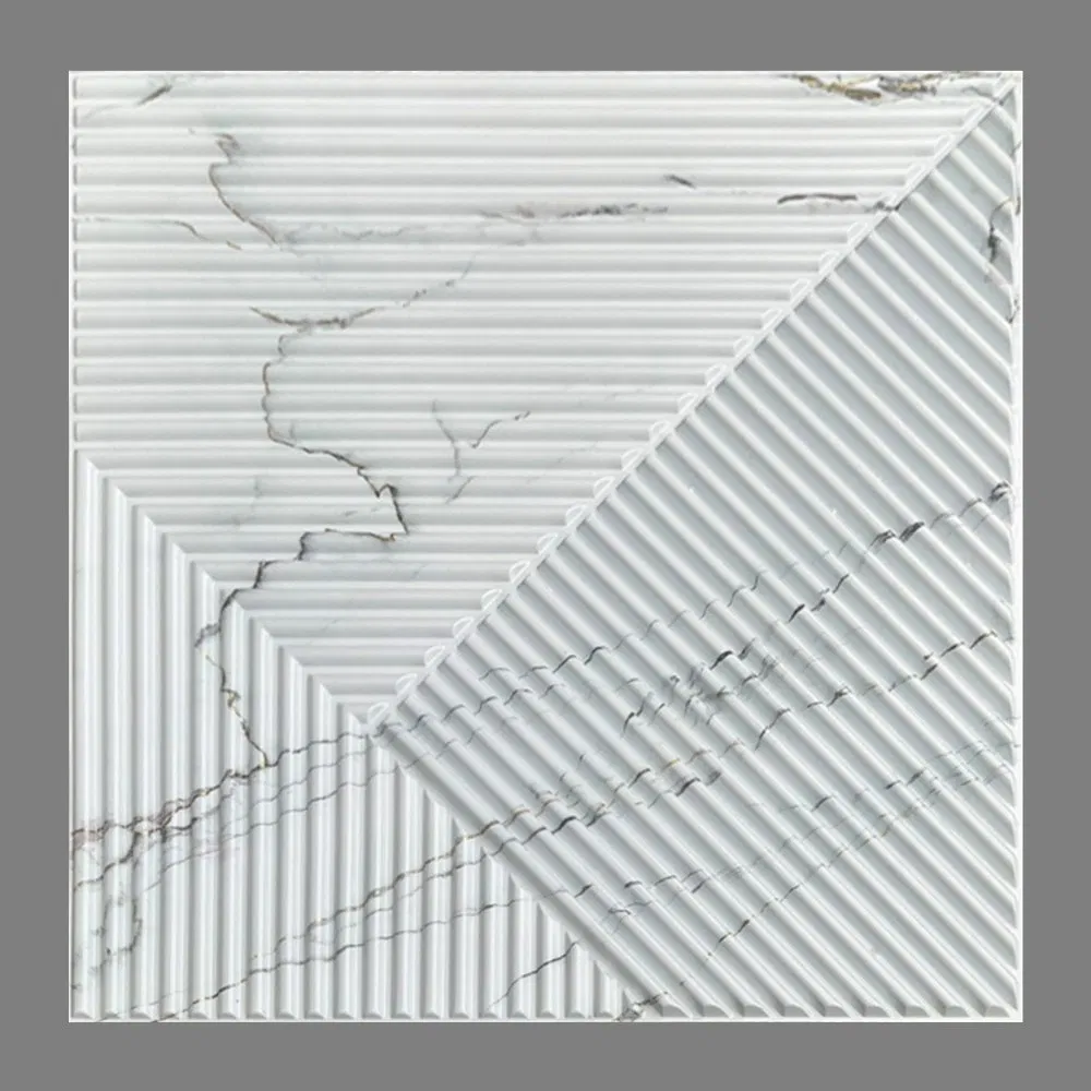Waterproof 3D PVC Wall Panel with Easy Clean Wood Grain Finish