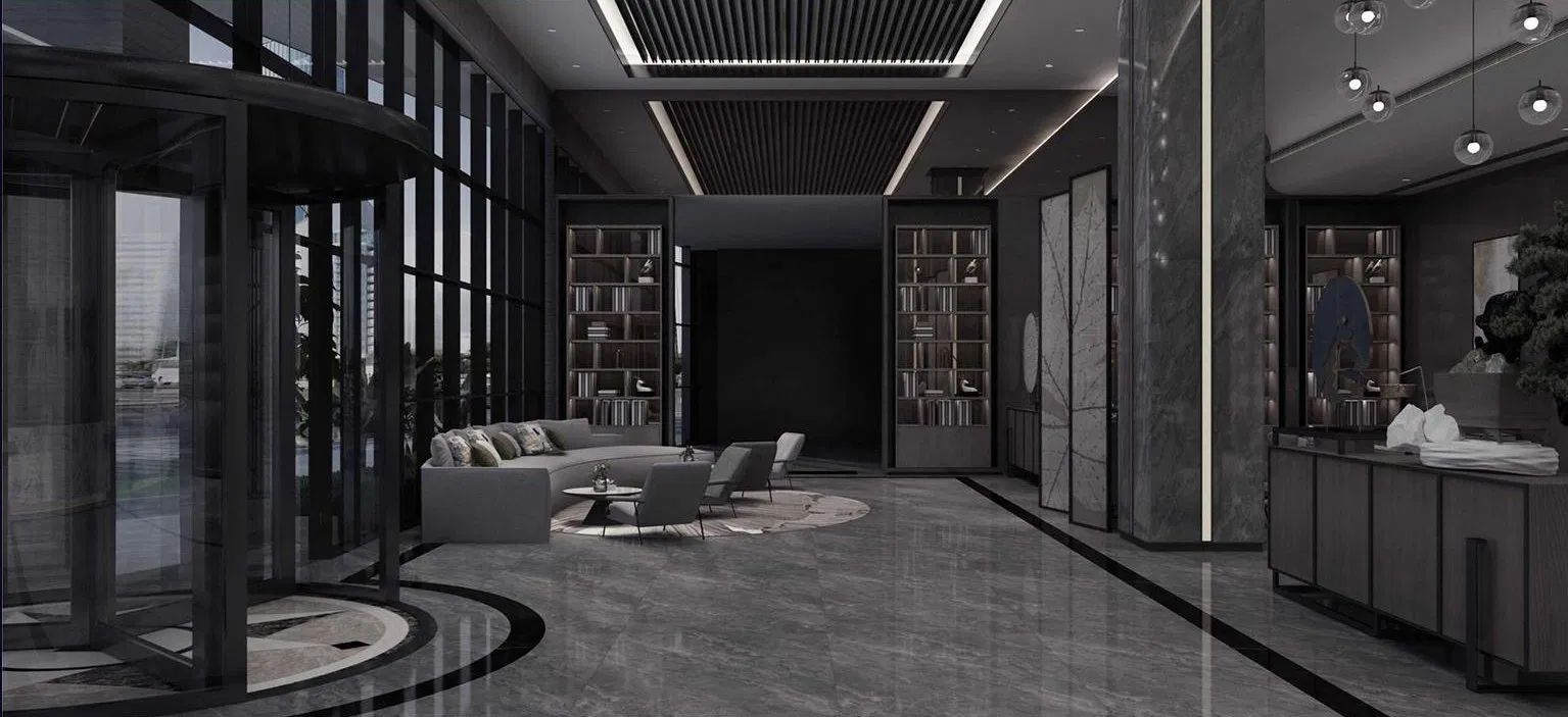 Brown Marble White Vein Stone Design Luxury Floor Tile Big Slab Sintered Stone 1200*2400mm