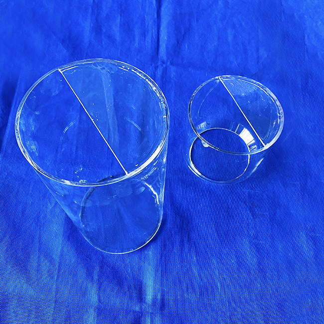High-Quality Fire Polished Quartz Glass Cylinder and Tube