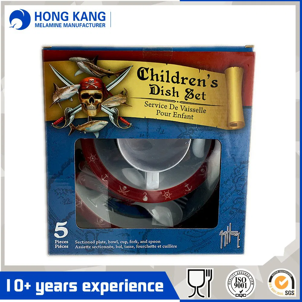 8inch Melamine Kids Divided Plate