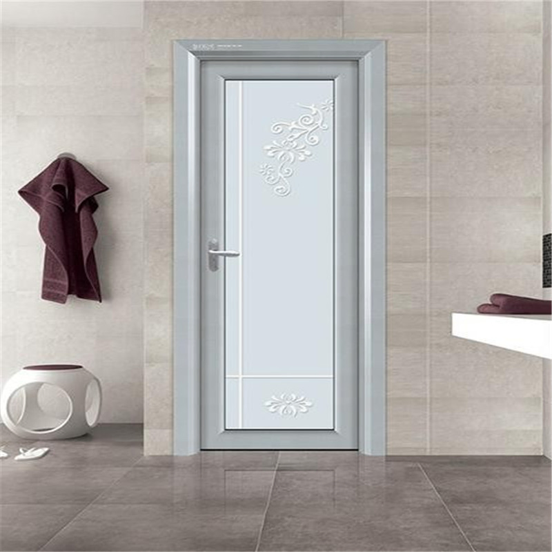Aluminum Bathroom Door Design Swing Door PVC Bathroom Plastic Door