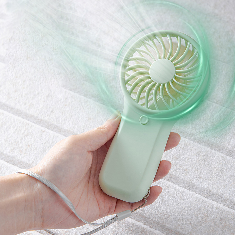 Newly Mini Handheld Small Fan USB Charging Portable Low-Noise Children Outdoor Mini Fan