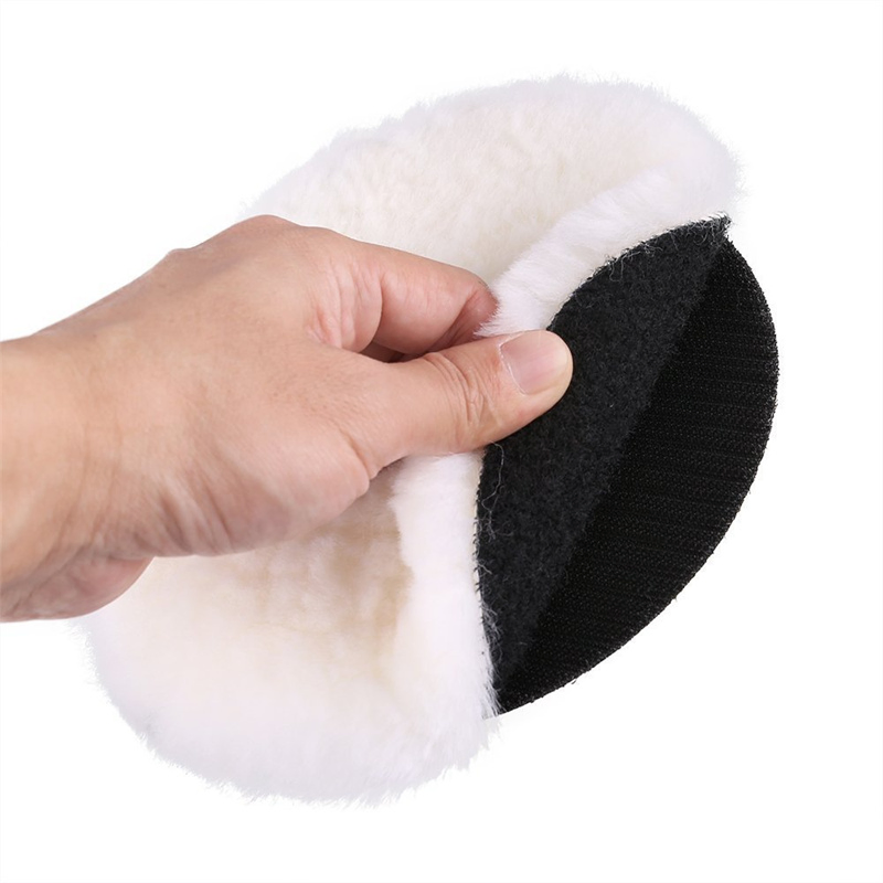 Wool Polishing Pad Lamb Wool Pad Sheepskin 3-7 Inch Buffing Cut Pad