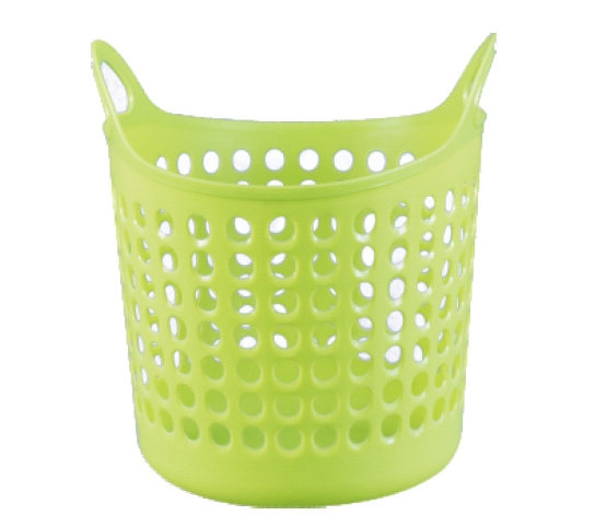 Plastic Basket New House Clean Bathroom Kitchen PE Plastic Rattan Look Basket Storage Basket
