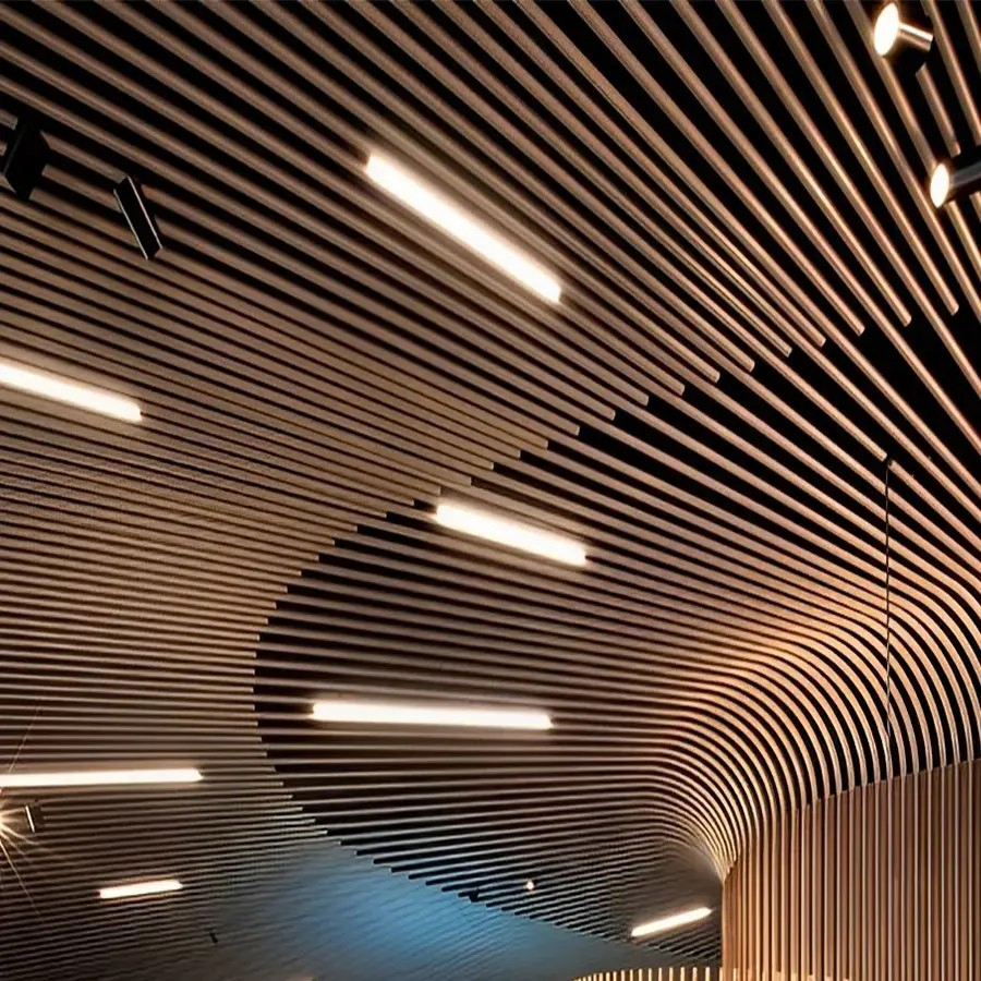 Weatherproof Outdoor Aluminum Ceiling Grid for Open-Air Dining Areas