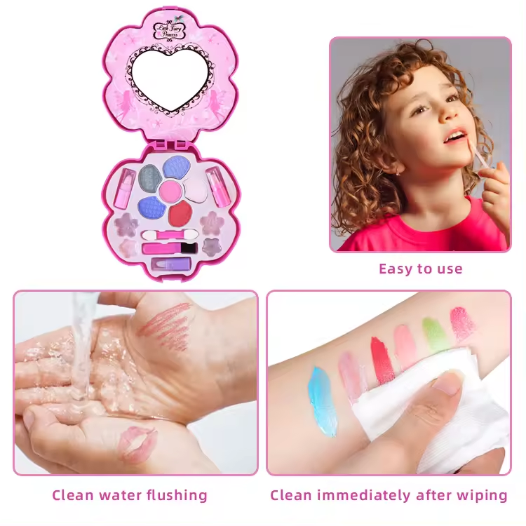 Akiaco Kids Makeup Set for Creative Pretend Play Fun