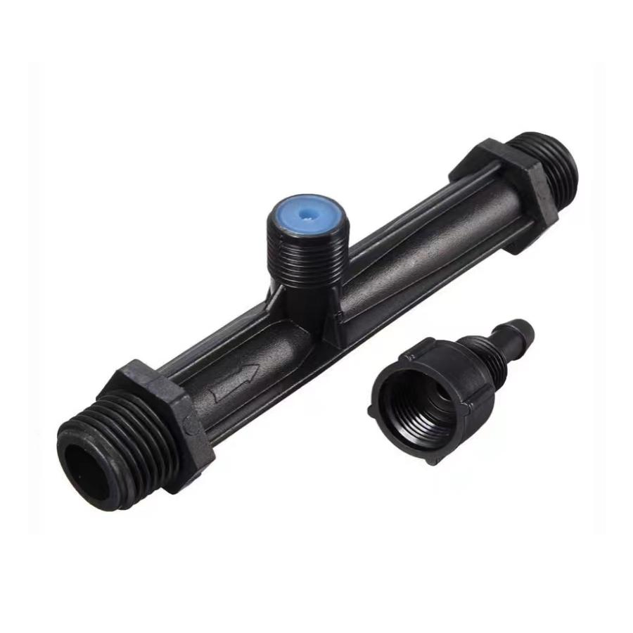 Commercial Grade Suction Action Venturi Fertilizer Injector Bypass Plumbed Irrigation System Enhancer