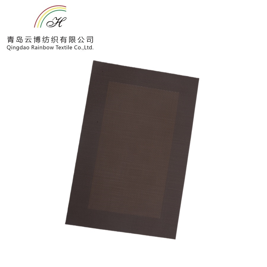 Cheap Custom Restaurant Home Non-Slip Coffee Coasters Wedding PVC Placemat for Dining Table