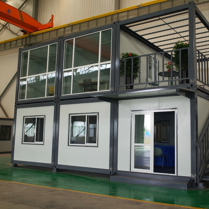 Prefab Steel Modern Container Houses Temporary Office/Hotel/Dormitory Container Houses for Sale