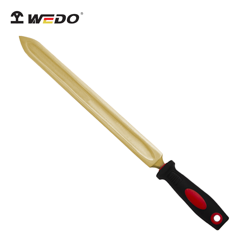 WEDO Beryllium Copper Scraper Non-Sparking Triangular Scraper Anti-Slip Handle Bam/FM/GS Certified