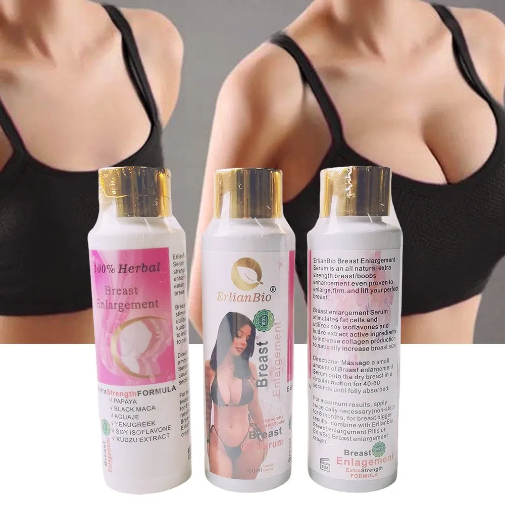 Hot Selling Sexy Breast Bigger Serum Oil Natural Herbal Bigger Breast Oil for Female Real Breast Growth Massage Serum Oil