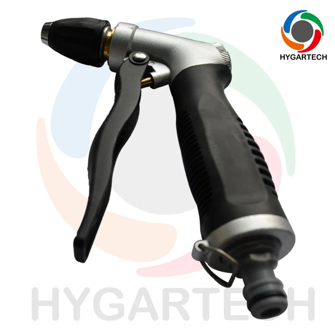 Metal Multi-Purpose Hose Spray Nozzle Down Pressure Washing Gun with Front Trigger Control