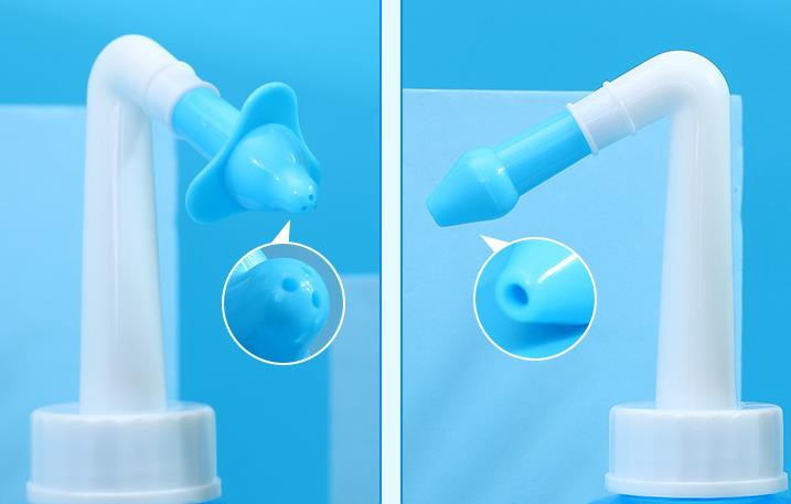 High Quality 500ml Manual Adult Nasal Aspirator with 2 Heads