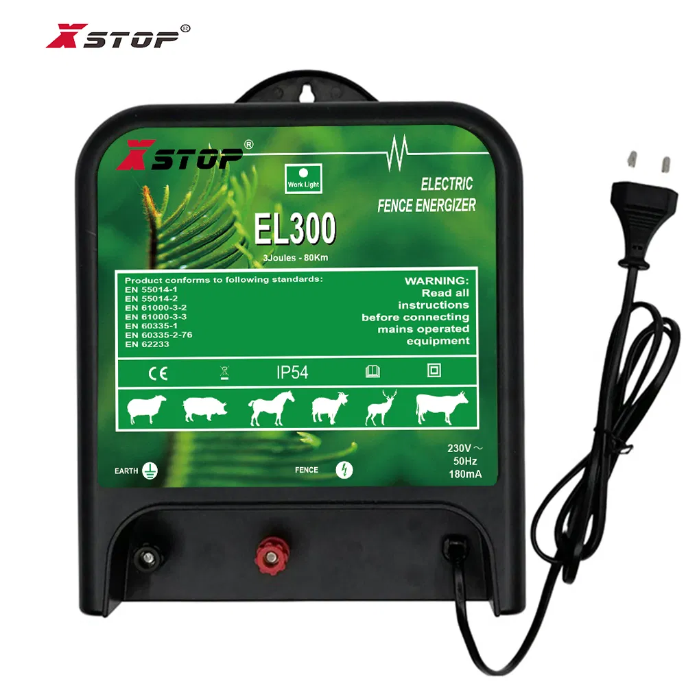 Livestock Farm Animals Electric Fence Energizer 3.0 Joules Output EL300