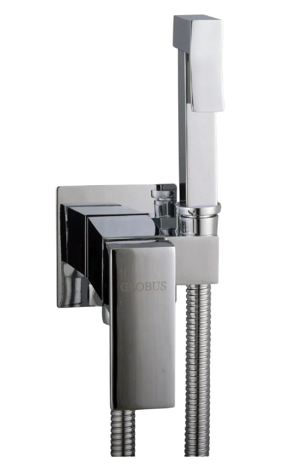 Смеситель для биде настенный однорычажный латунный