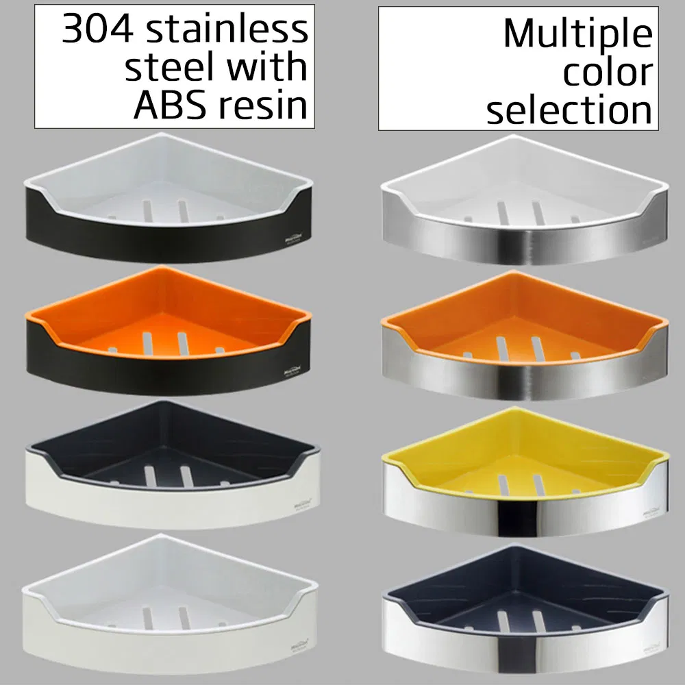 304 Stainless Steel Sanitary Ware Wall Mounted Washroom Restroom Bath Toilet Hotel Bathroom ABS Resin Set Towel Ring