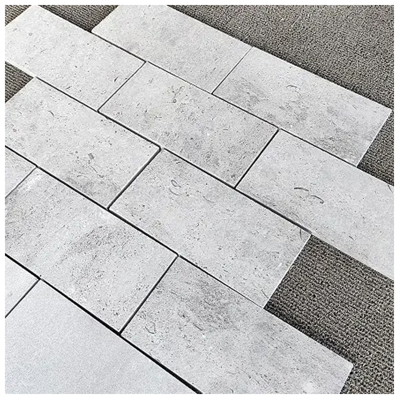 Grey Limestone Brick Floor and Wall Paving Tiles