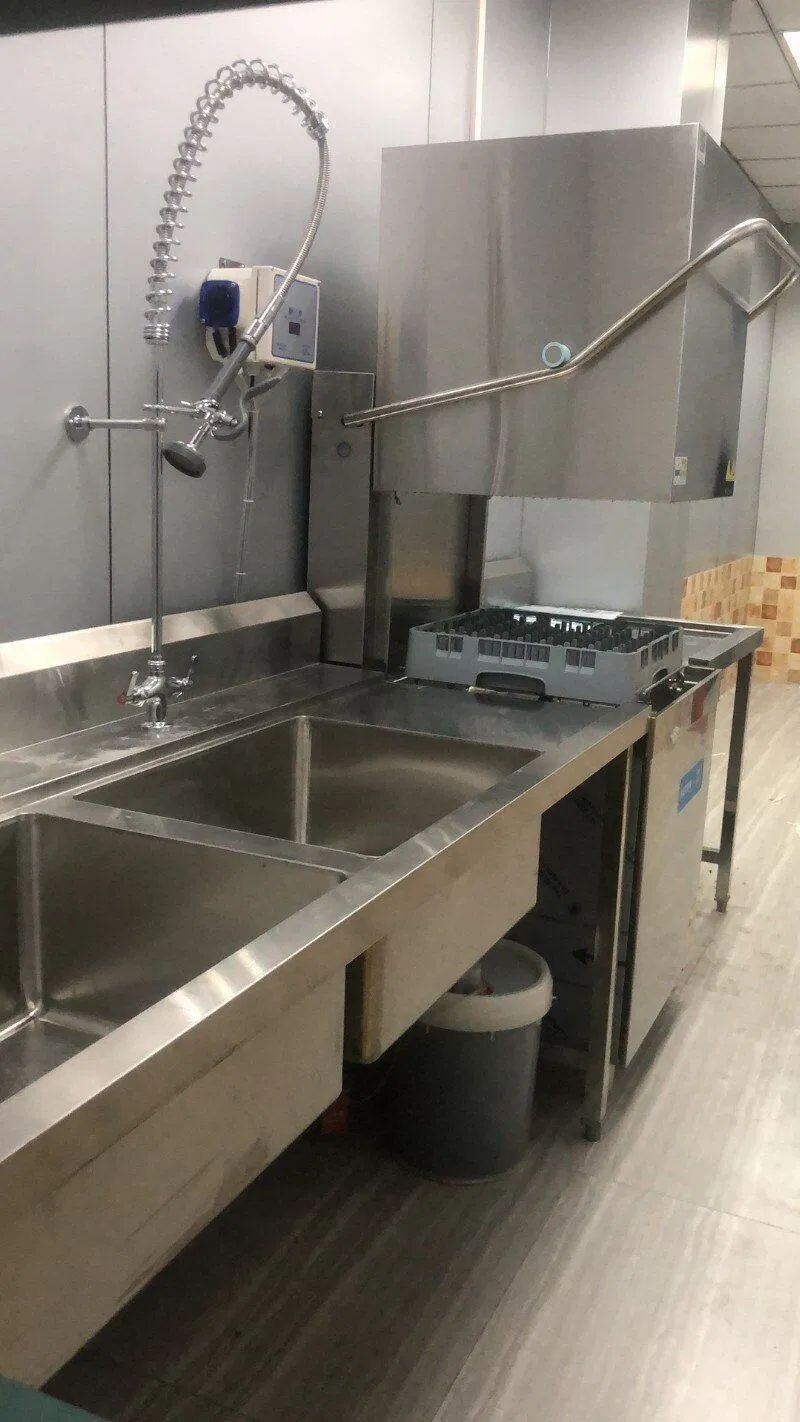 Professional Hood Type Dishwasher with Advanced Cleaning Technology