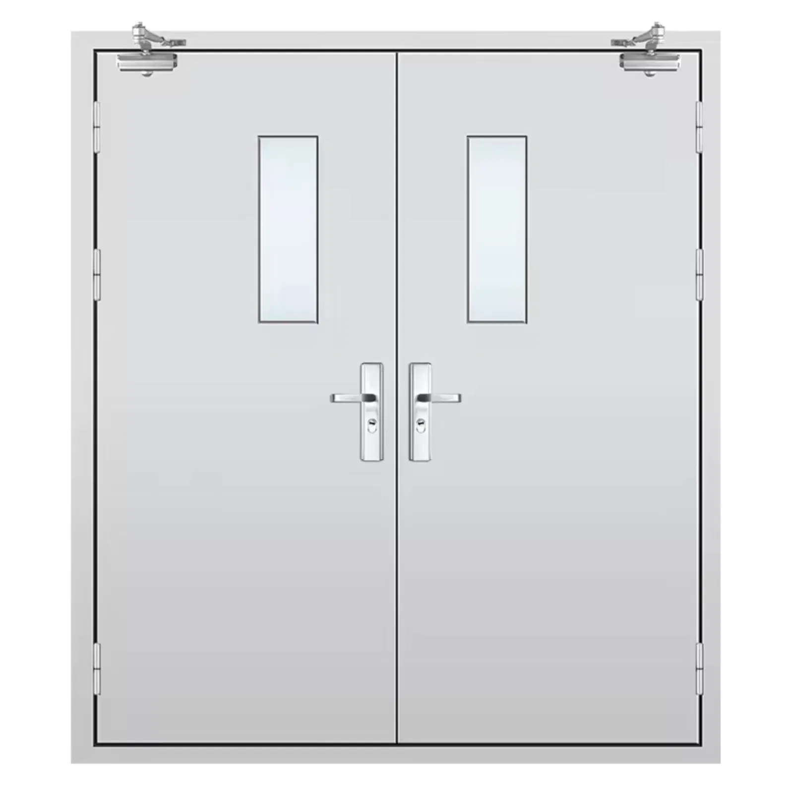 Emergency Modern Stainless Steel Swing Style Security Door with 20-180 Minute Fire Resistance for Hotels and Fire Exits