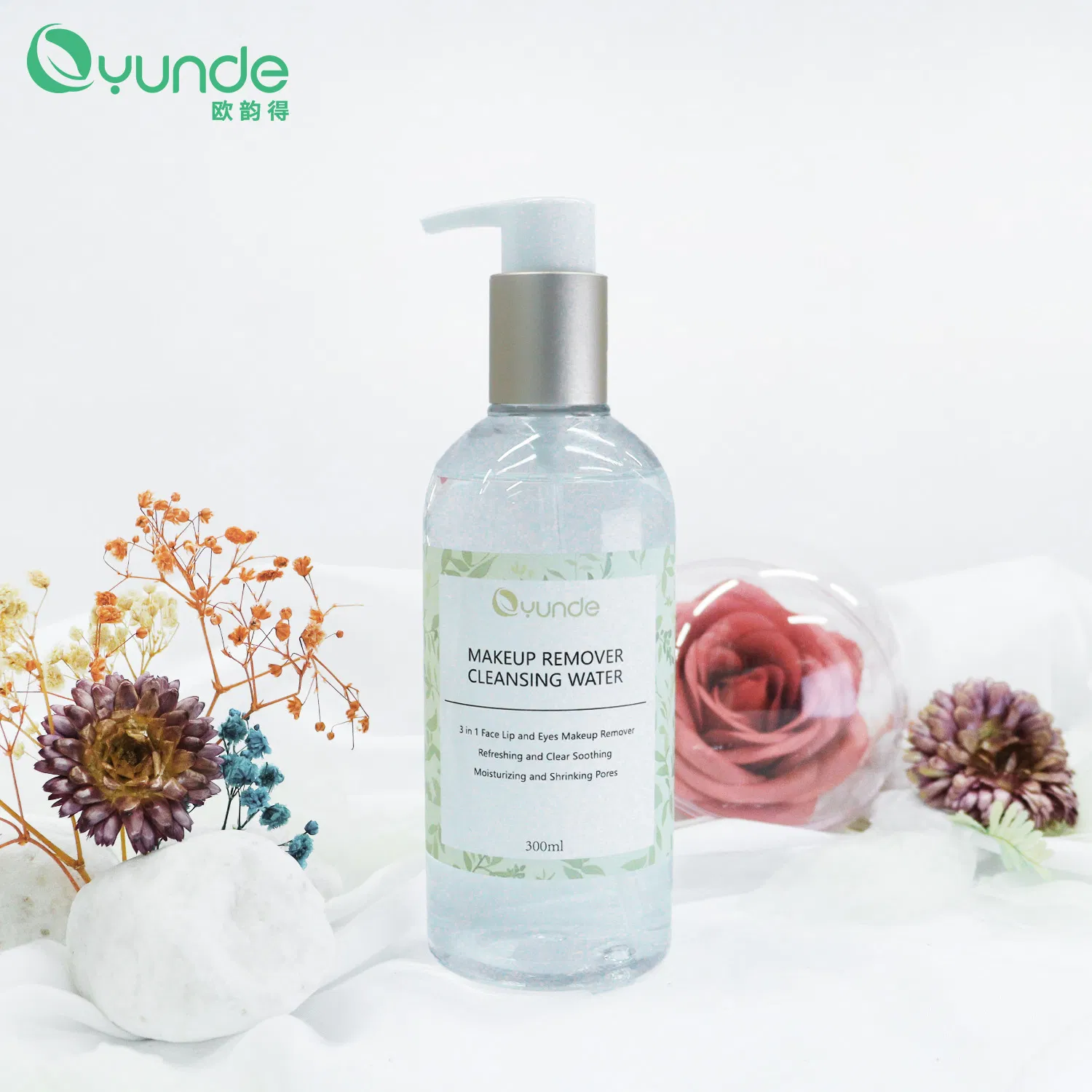 Three-in-One Gentle Moisturizing, Makeup Remover Water