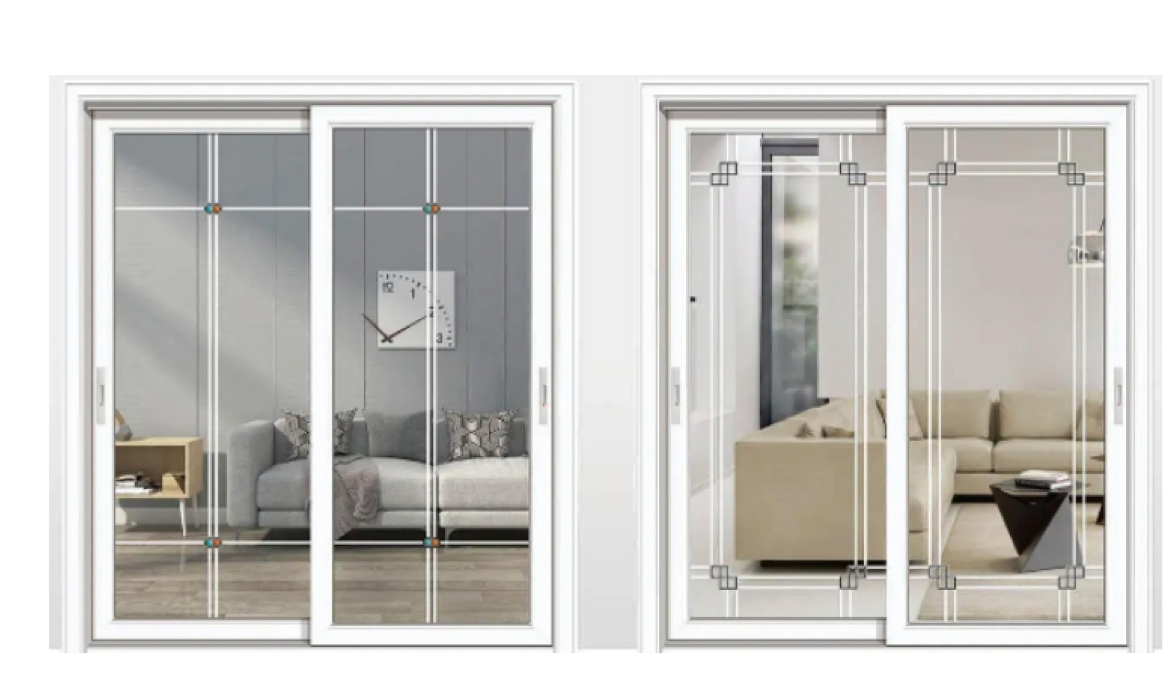 Stainless Steel Interior Glass Door with Custom Logo and OEM Options