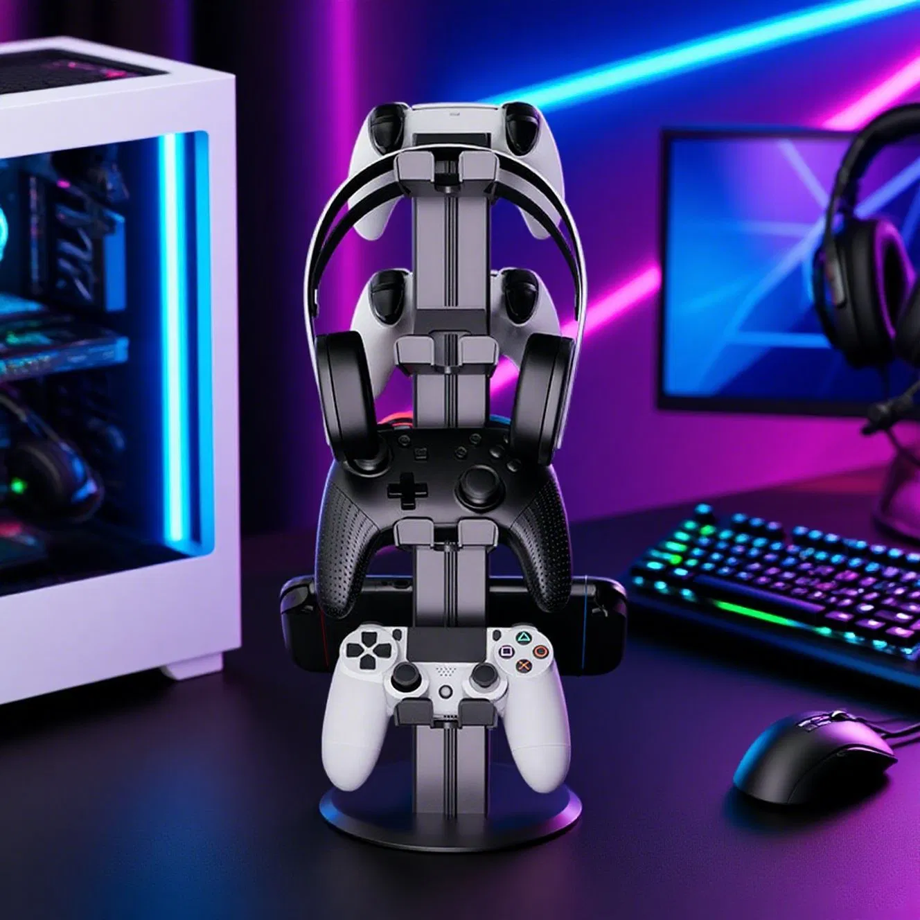 High-Performance Wireless Game Controller with Dazzling Colors for Gamers