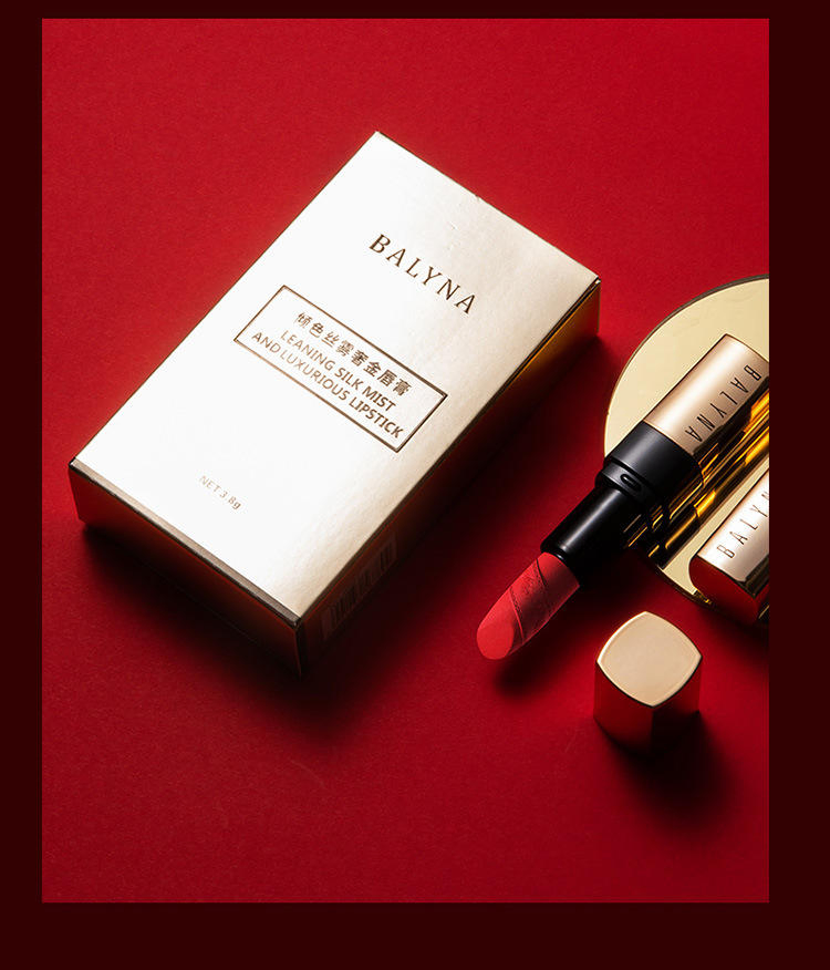 New Promotion Luxury Golden Carved Pattern Lipstick Velvet Moisturize Matte Lipstick China Products Manufacturers Custom Logo