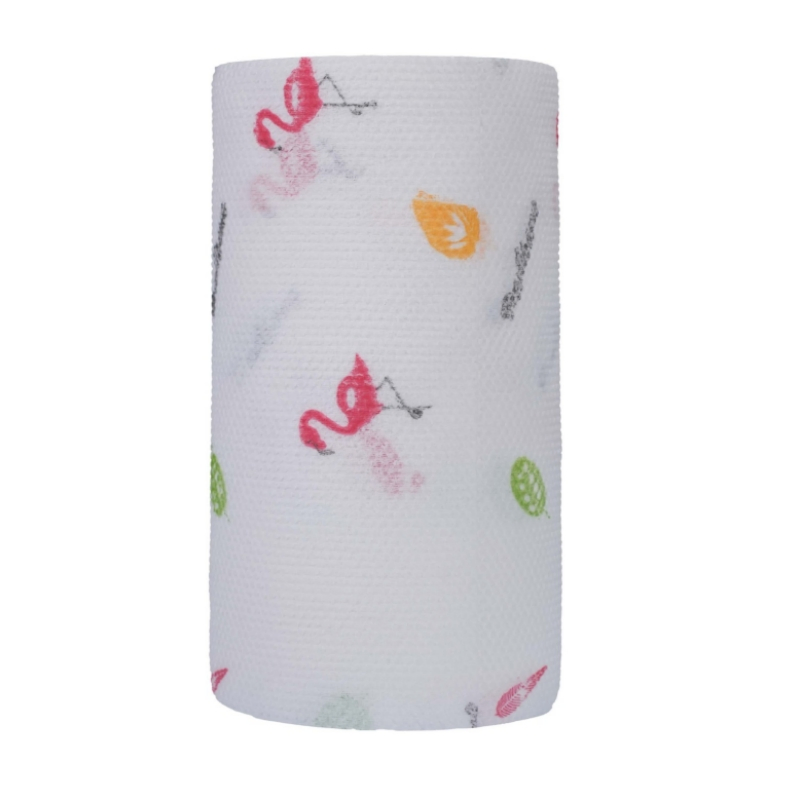 High Quality 2ply Sustainable Decorative Farmhouse Restaurant Kitchen Roll Cleaning Paper Towel