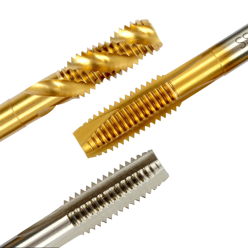 Метчик HSS M35 с покрытием оловом для нержавеющей стали