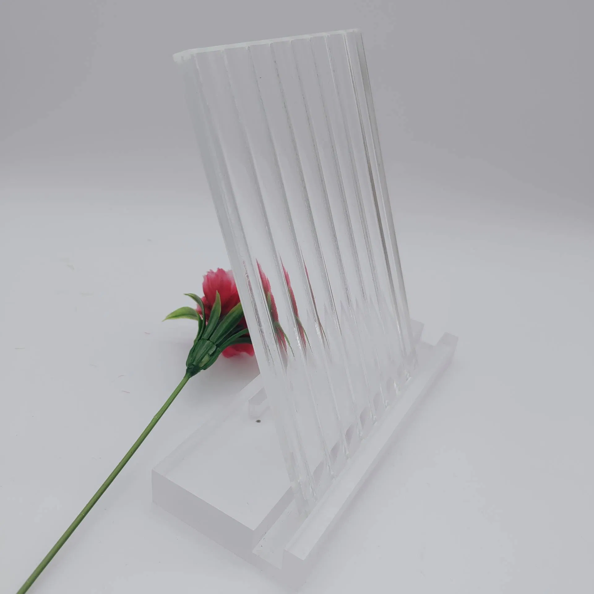 3mm/7mm Ultra Clear Moru Patterned Glass for Furniture/Decorative/Architecture/Window