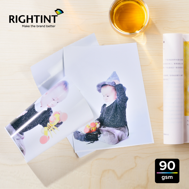 Platform-recommended Glossy Photo Paper A4 Gloss Sticker Paper for inkjet printer