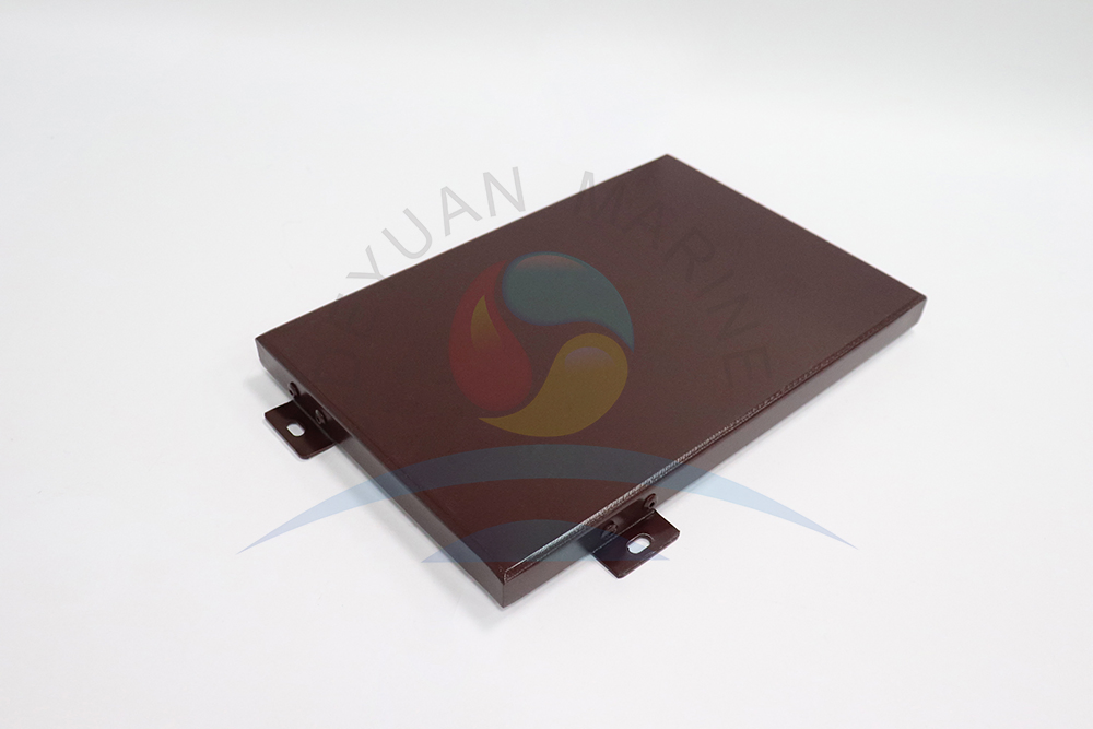 Алюминиевая фасадная панель с каменным узором