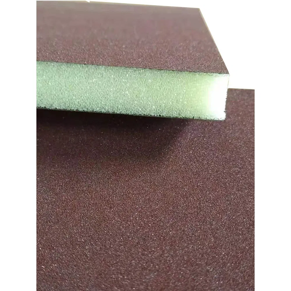 White Sponge Red Aluminum Oxide Sanding Block Customize