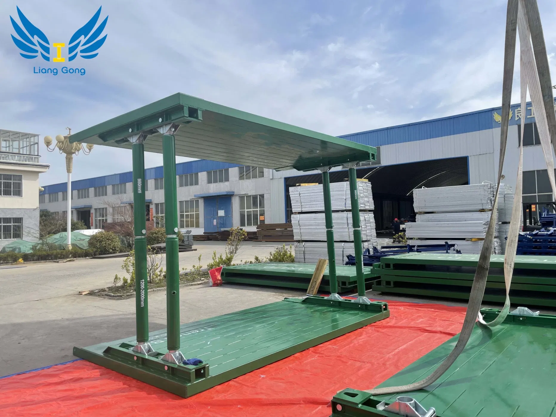 Lianggong Lightweight Manhole Steel Trench Shields Trench Box Shoring Systems for Pipe Laying