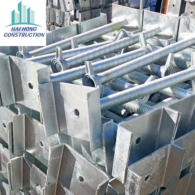 Q235 Steel Adjustable Galvanized U Head and Bottom Jack with Base Plate for Formwork and Scaffolding