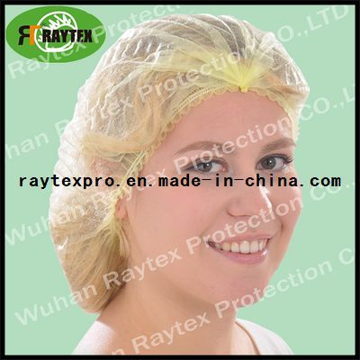 Disposable Protective Nonwoven Clip Round Mob Cap