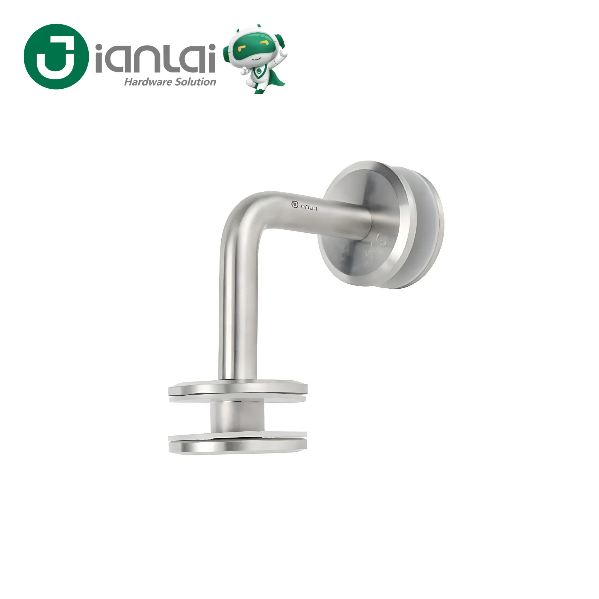 Glass Railing Holder Stainless Steel Balustrade Glass Mounted Handrail Bracket