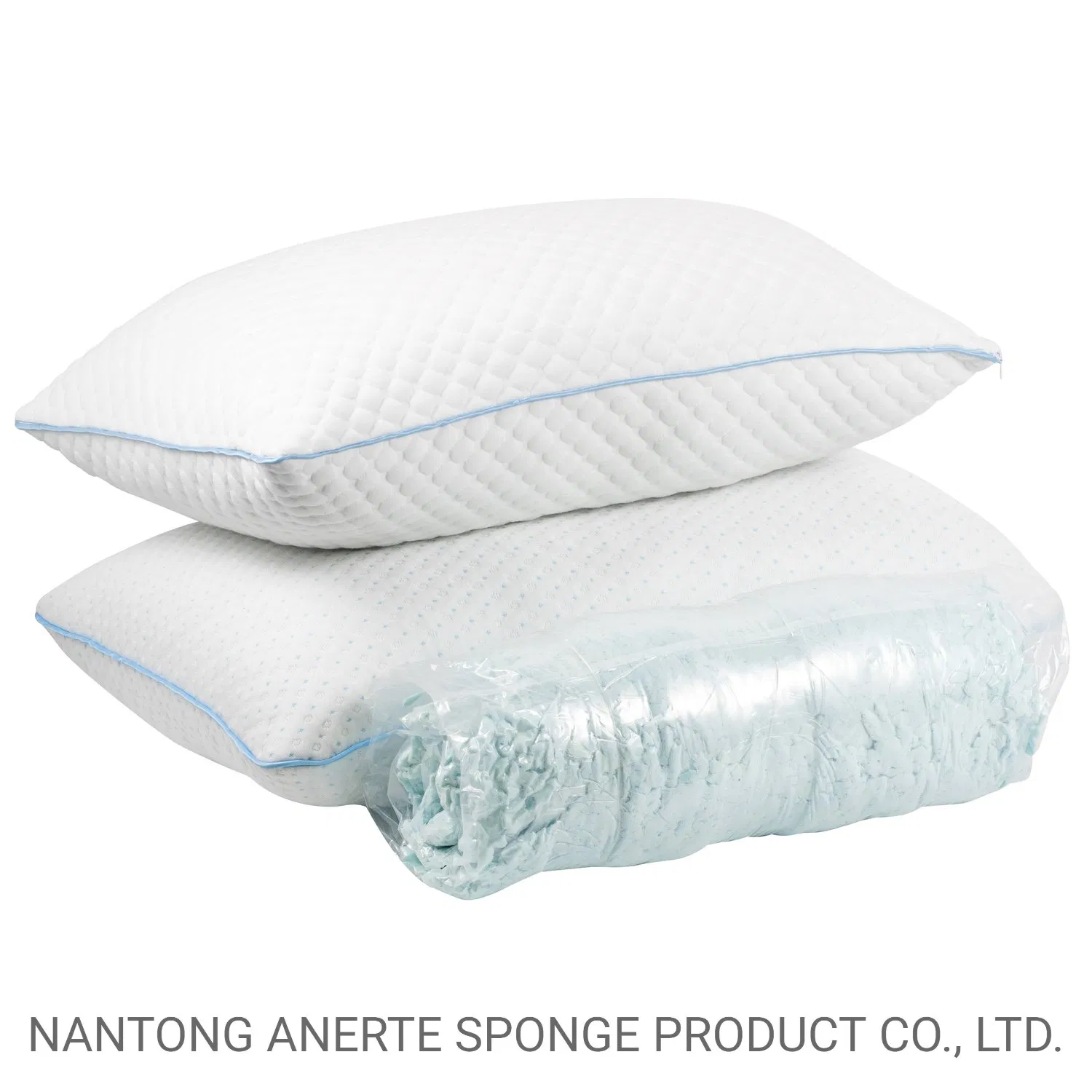 Washable Bamboo Cover Memory Foam Pillow for All Sleeping Positions Queen Size