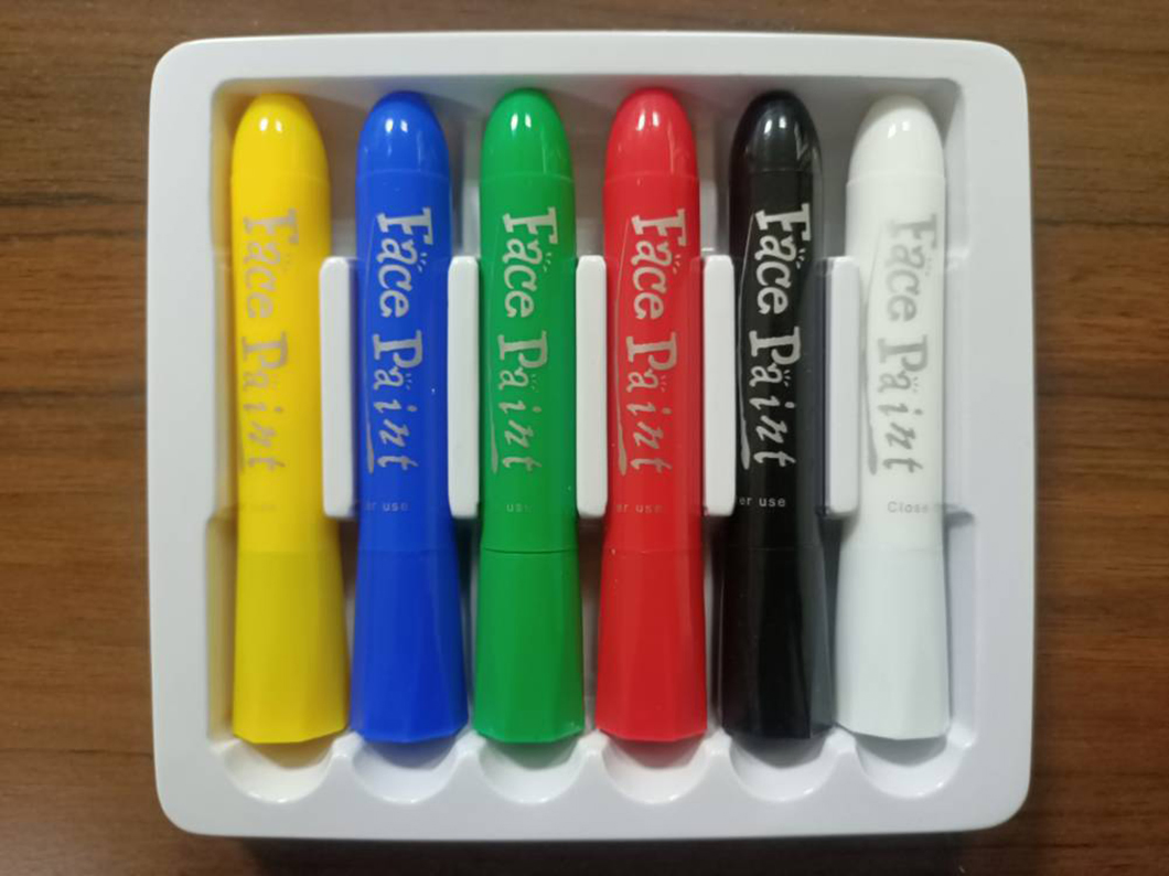 Face Paint Sticks Body Painting Kit Safety Face Painting Crayons Easy to Clean for Makeup Parties Sport Events Birthday Festivals Cosplay