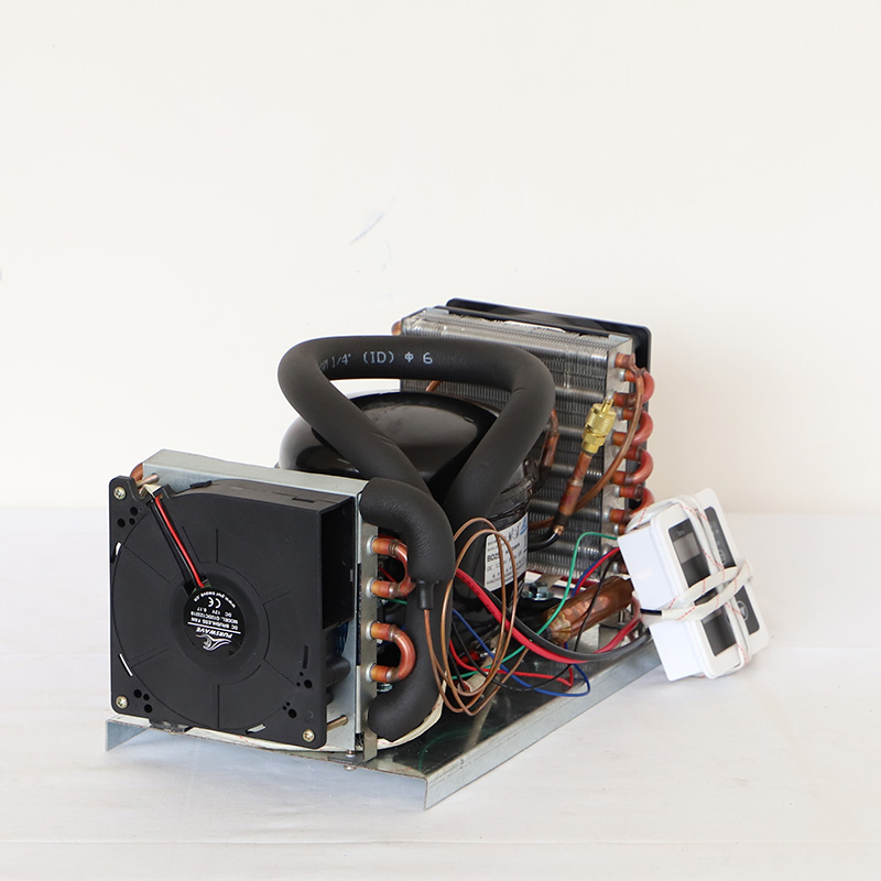 Purswave Bd25A with Thermostat DC 12V24V Mini Air Cooler Refrigeration Units Air Cooled Compressor Units Small Portable Air Conditioner Units Tiny Compressor