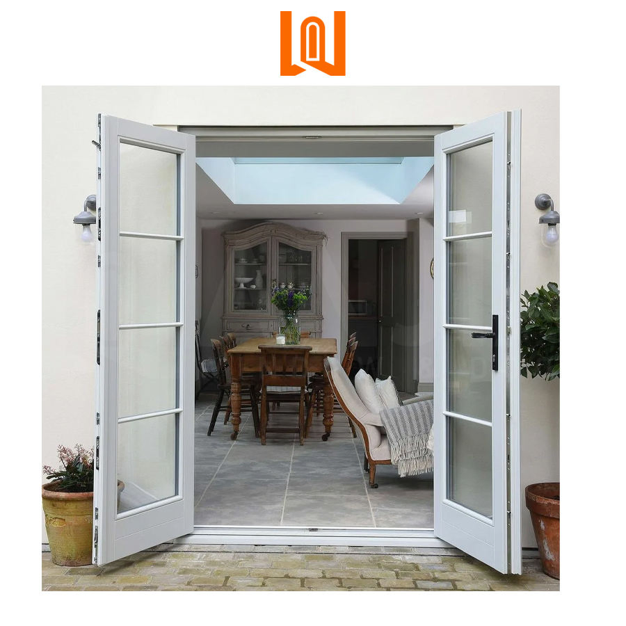 Wanjia Customized Patio Plastic Accordion UPVC Folding Glass Partition PVC Doors