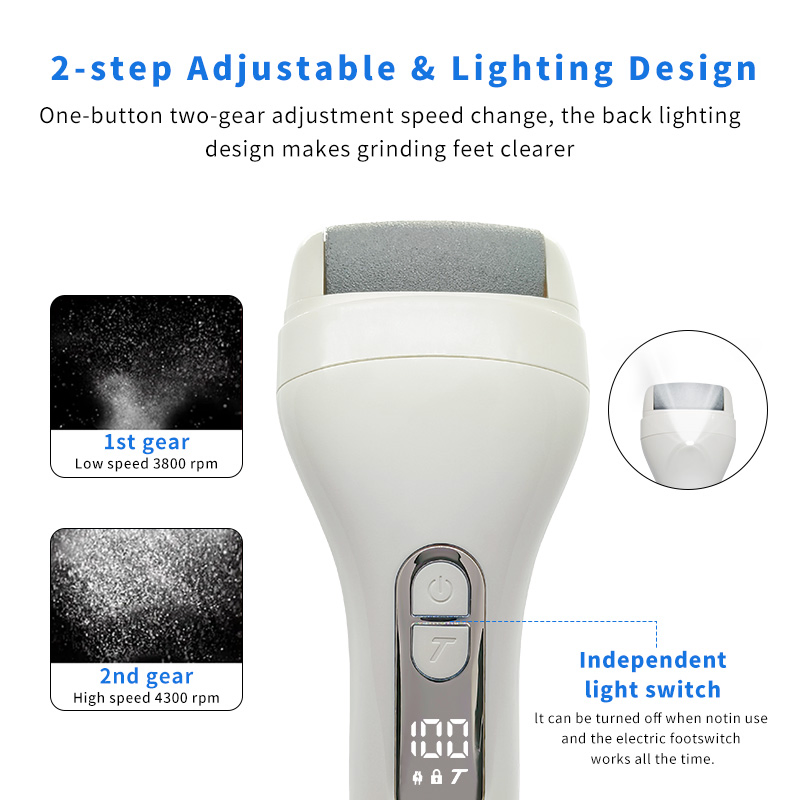 Wholesale Customized New Electric Foot Peeling Rasp Scrubber Remover Callus Trimmer