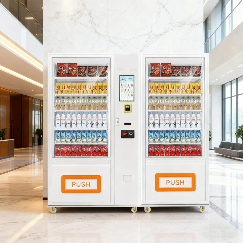 Customized Remote Monitoring Vending Machine for Bottled Drinks