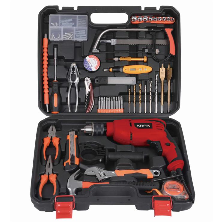 Impact Drill Screwdriver Kit Tool Box Set Hand Drilling Machine Electric Power