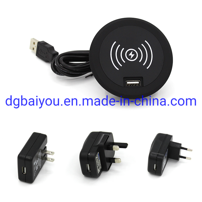 Беспроводная зарядка BAYU 5V2.1A с USB-портом