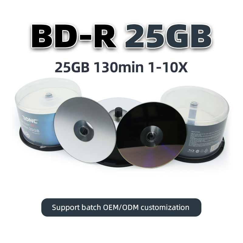 Blu-Ray Disc BD-R 25GB, 50 шт. в упаковке