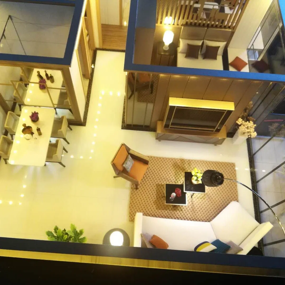 3D High-End Residential Interior Decoration Material Matching and Texture Proportion Model